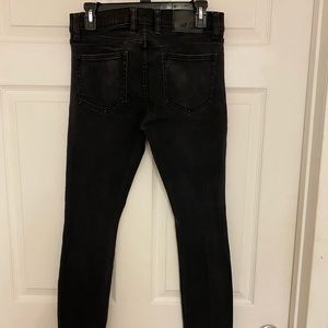 Rude Super Skinny Black Jeans Size 30
